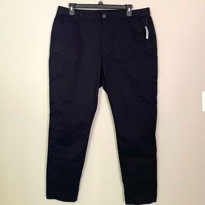 Old Navy Size 18 High Rise OG Straight Black Chino Pants